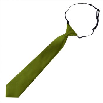 Boy’s Olive Green Pre-Tied Tie