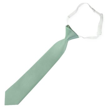 Boy’s Sage Green Pre-Tied Tie