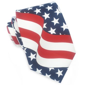 Stars And Stripes USA Flag Tie