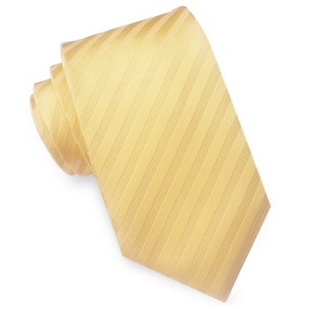 Light Gold With Thin Stripes Slim Ties