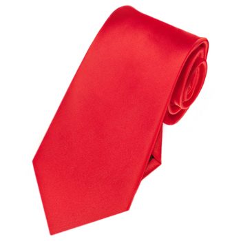 Cherry Red Slim Tie