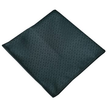 Dark Green Bar Texture Pocket Square