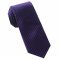 Purple & Black Thin Stripes Mens Tie