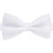 White Cotton Men's Bow Tie