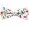 White Christmas Lights Pattern Bow Tie