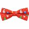 Red Snowmen, Trees & Presents Christmas Bow Tie