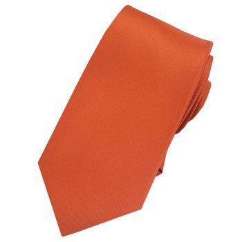 Burnt Orange Slim Tie