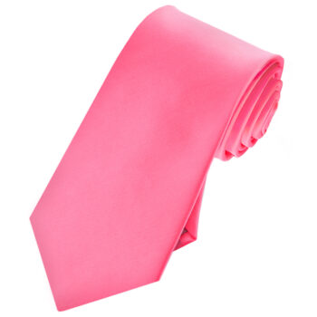 Hot Pink Slim Tie